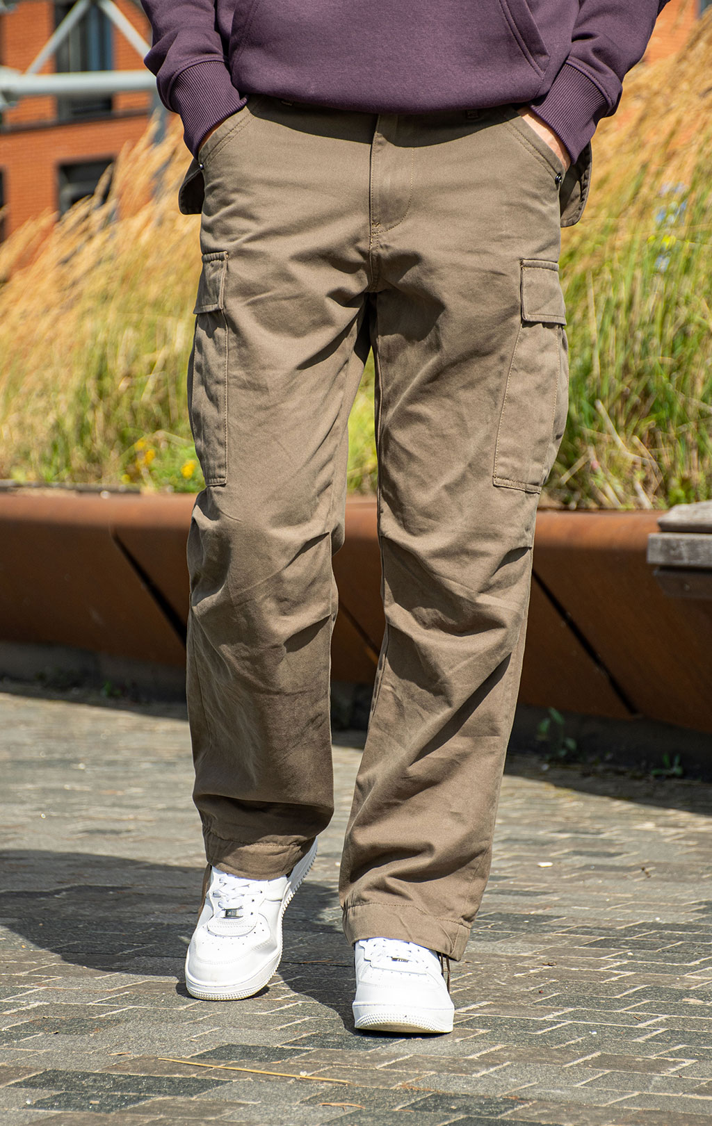 Брюки-карго парашюты ALPHA INDUSTRIES M-65 PANT плотные coyote brown 