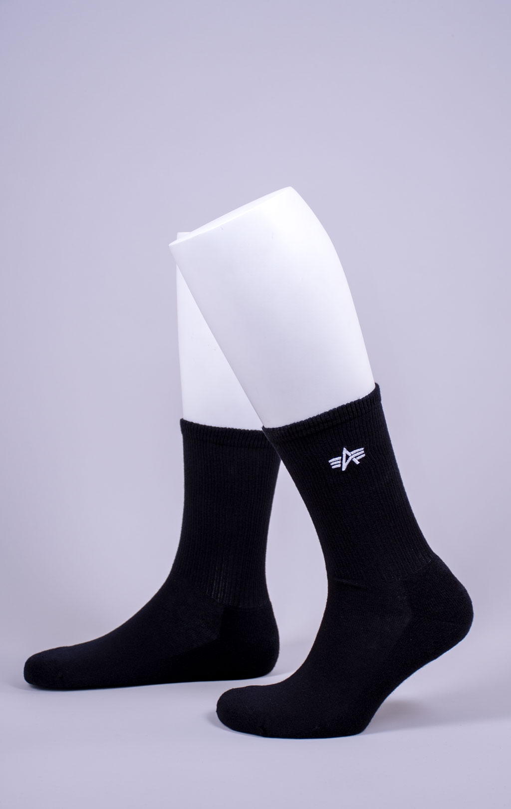 Носки ALPHA INDUSTRIES BASIC SOCKS (упаковка 3 пары) black 