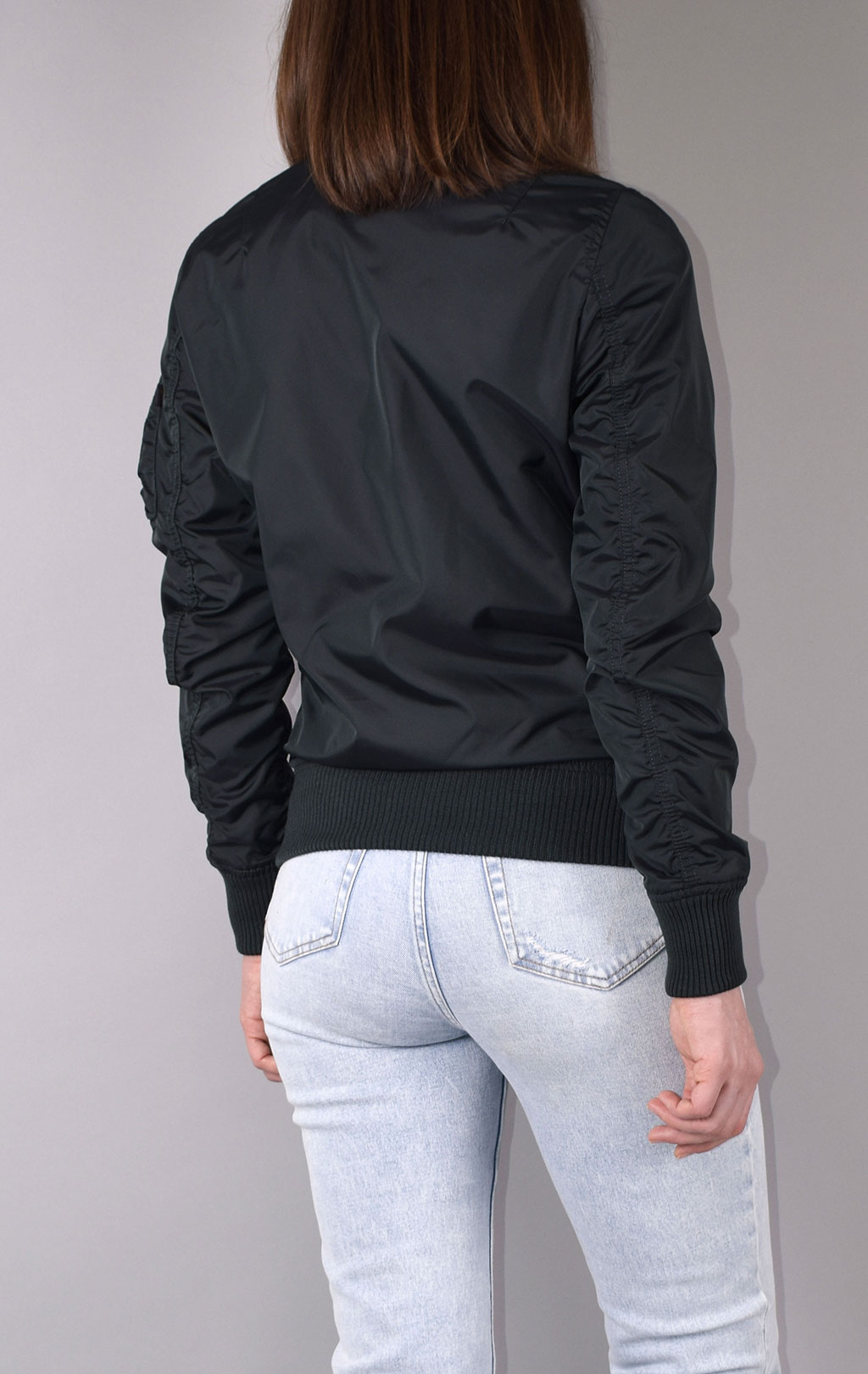 Женская ветровка-бомбер ALPHA INDUSTRIES MA-1 TT dark petrol 