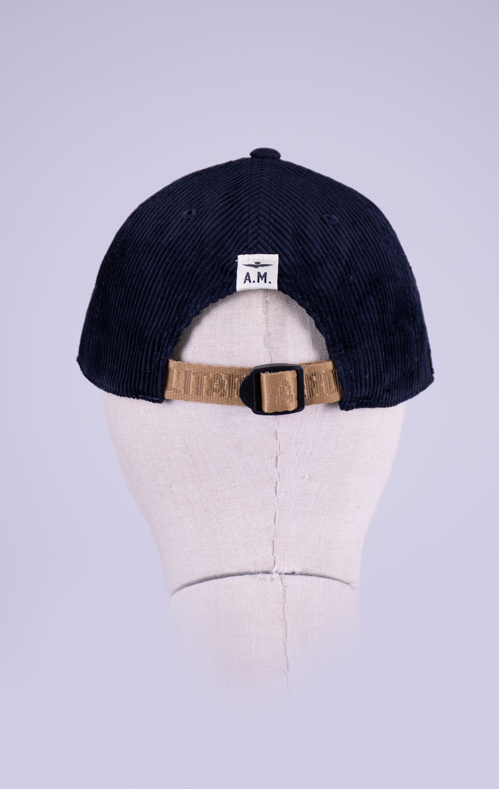 Бейсболка AERONAUTICA MILITARE вельвет FW 26/27/CN blue navy (HA 1262) 