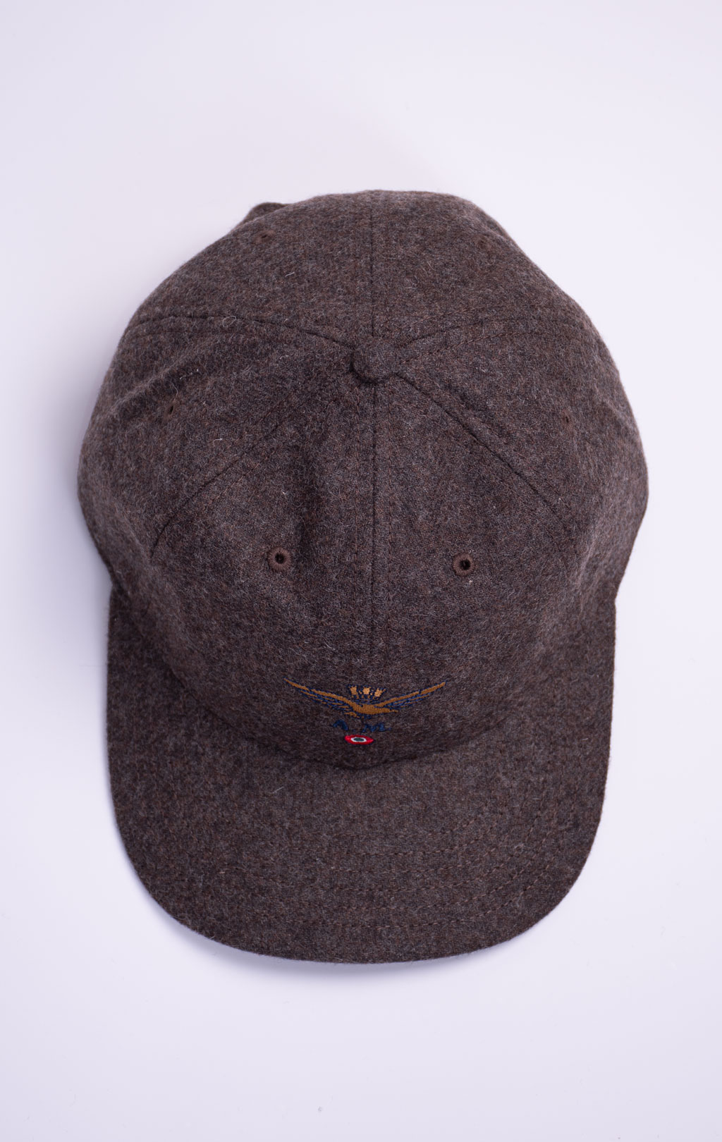 Бейсболка AERONAUTICA MILITARE шерсть FW 26/27/CN chestnut brown (HA 1269) 