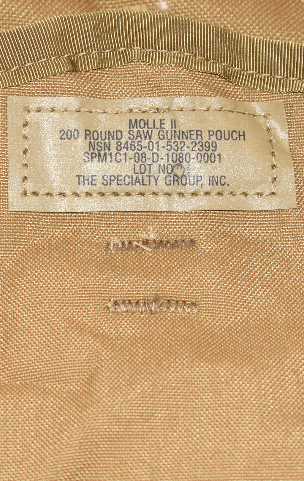 Подсумок магазинный 200 Round MOLLE Saw Gunner coyote США