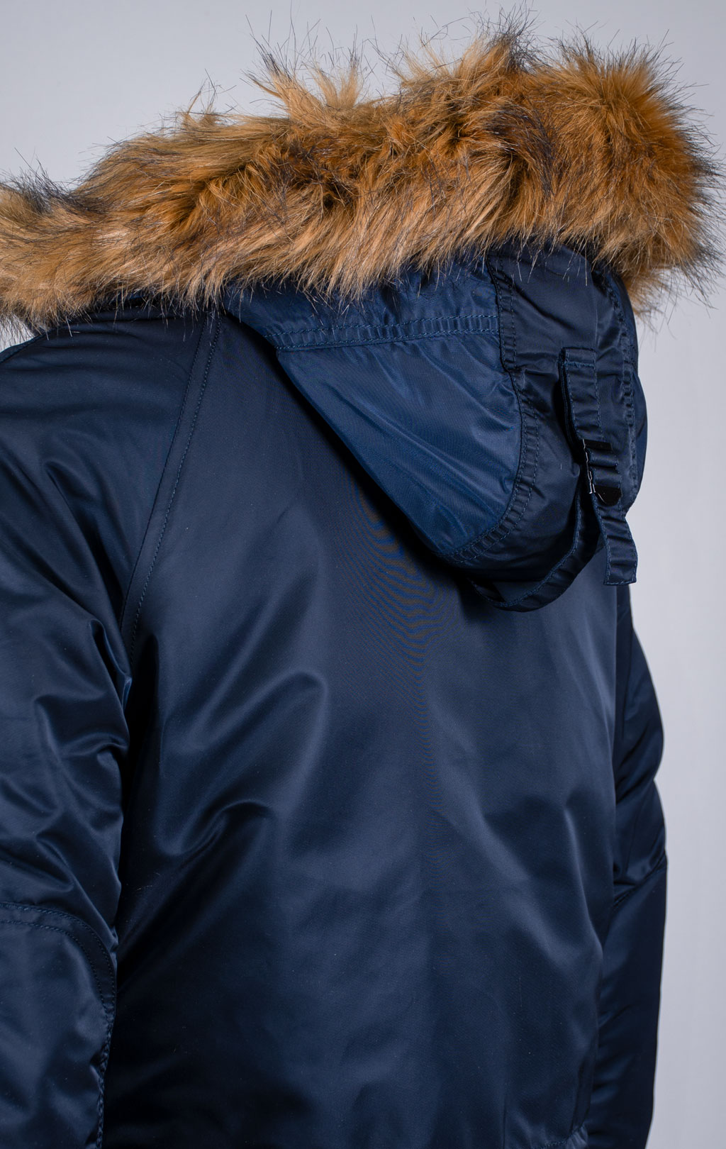 Аляска ALPHA INDUSTRIES SLIM FIT GEN-I big size N-3B rep. blue/orange 