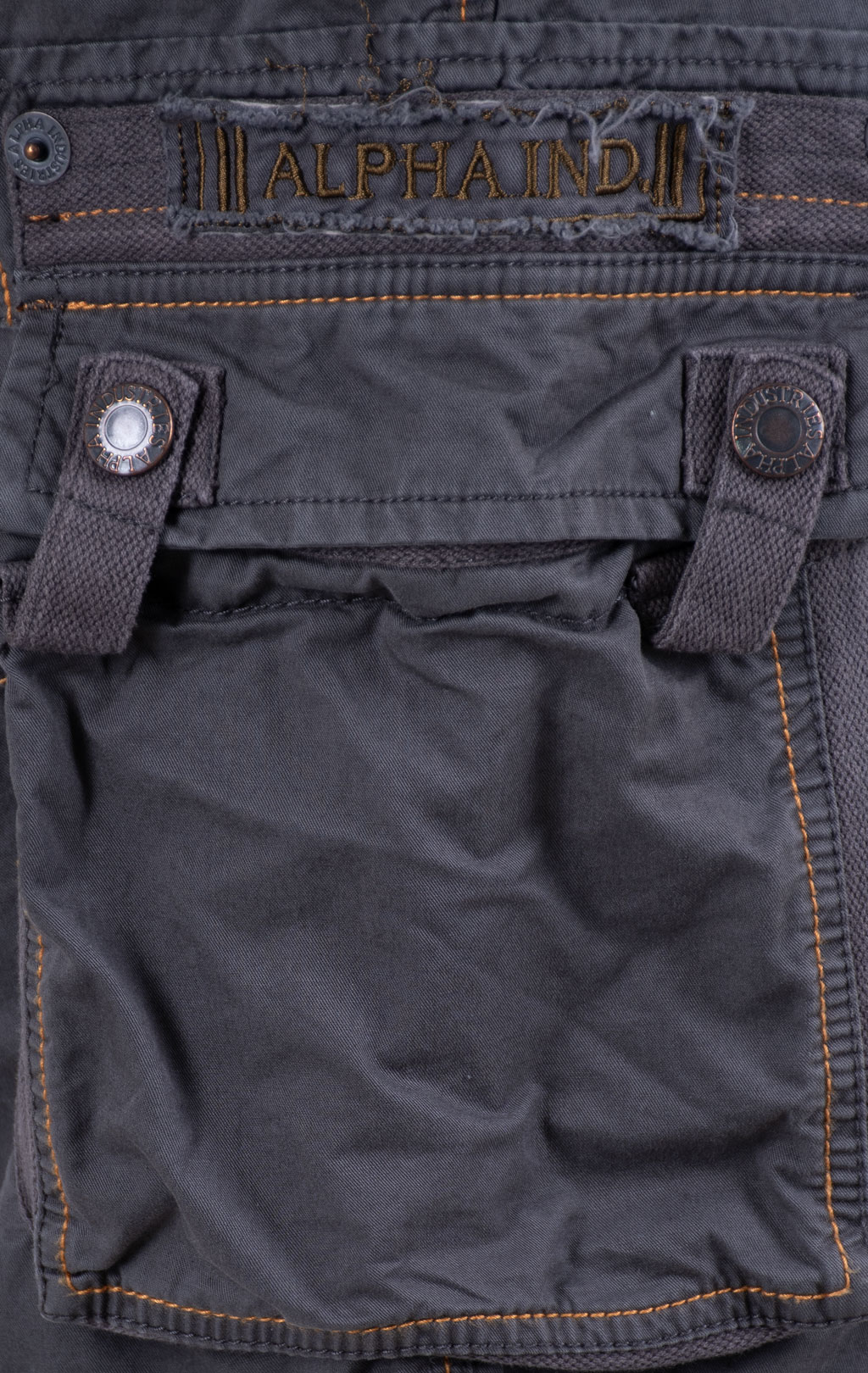 Шорты карго ALPHA INDUSTRIES TERMINAL grey black 