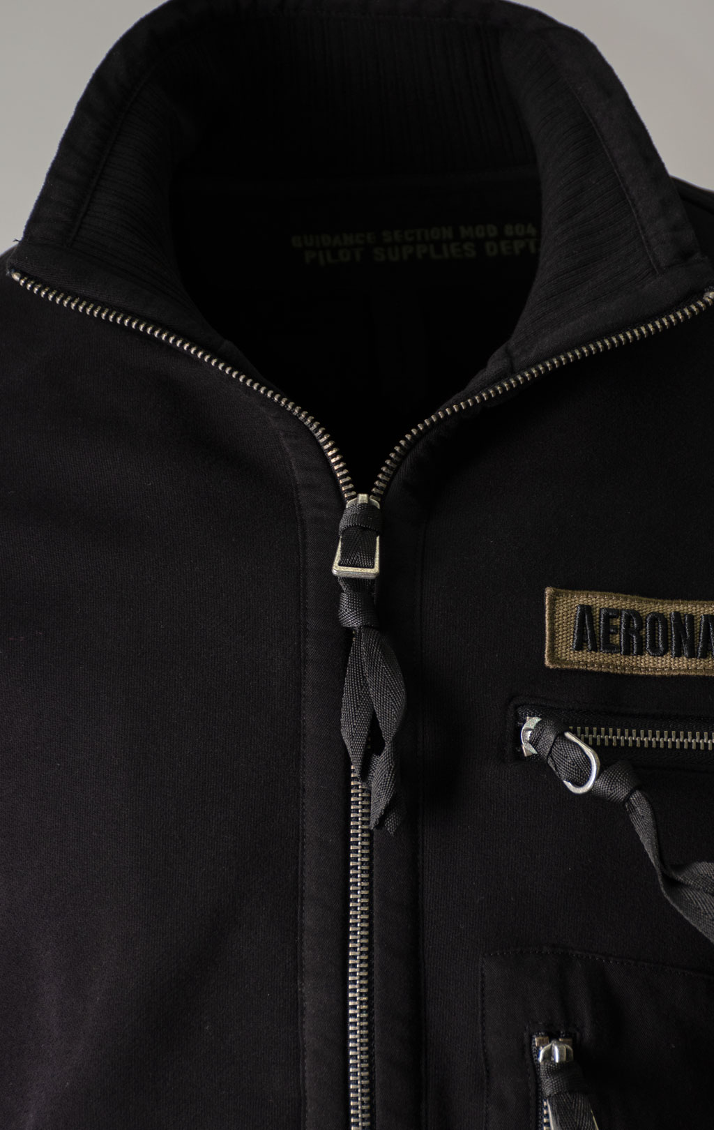 Олимпийка AERONAUTICA MILITARE FW 25/26/TR jet black (FE 2069) 
