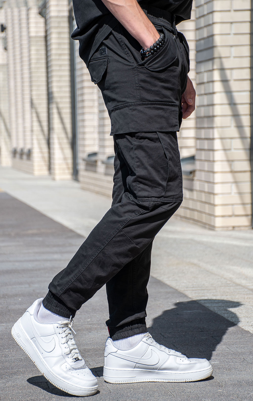 Брюки-карго ALPHA INDUSTRIES AIRMAN black 