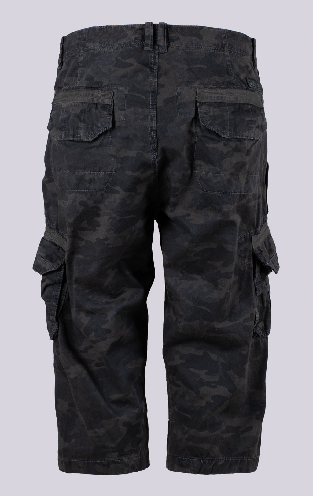Шорты карго удлинённые ALPHA INDUSTRIES IMPERIAL 3/4 black camo 