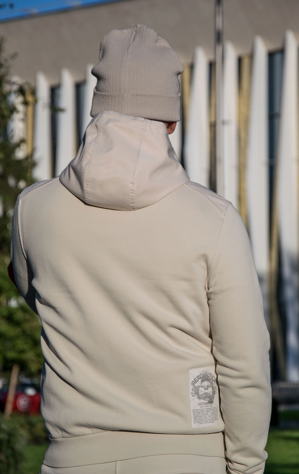 Толстовка с капюшоном AERONAUTICA MILITARE ANTARCTICA FW 23/24/TR ghiaccio (FE 1820) 