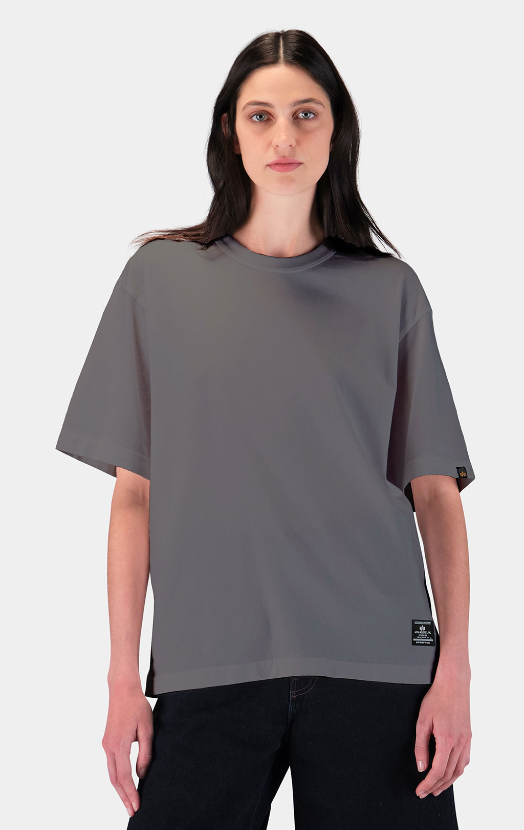 Футболка ALPHA INDUSTRIES RELAXED TEE SS 26 mid gray 