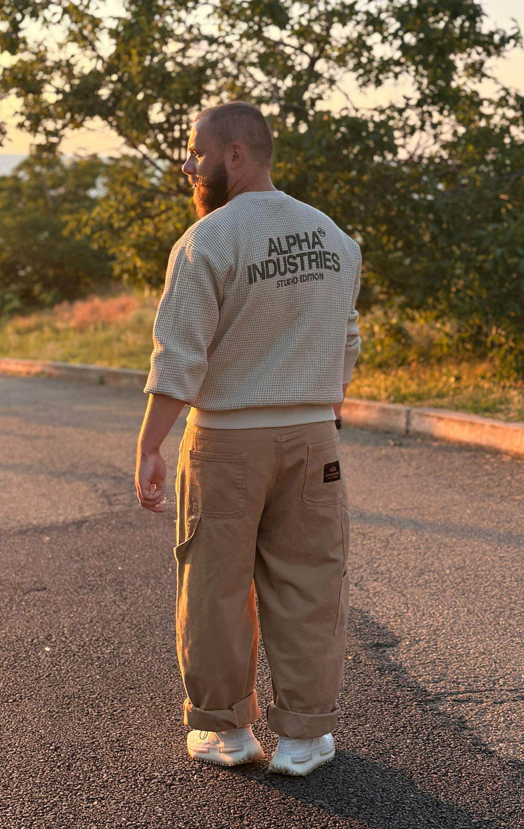 Брюки-карго ALPHA INDUSTRIES CARPENTER PANT sand 