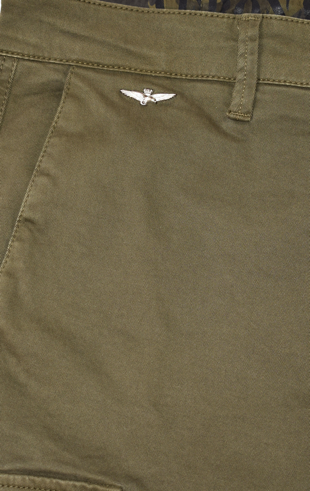 Брюки-карго AERONAUTICA MILITARE big size плотные FW 21/22/AL verde militare scuro (PA 1458) 