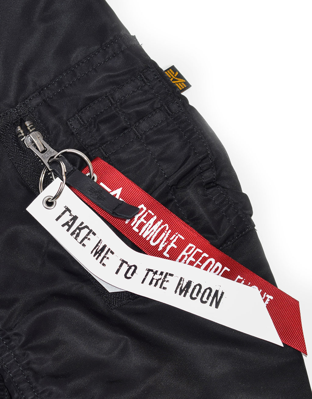 Женская ветровка-бомбер ALPHA INDUSTRIES MOON LANDING MA-1 black 