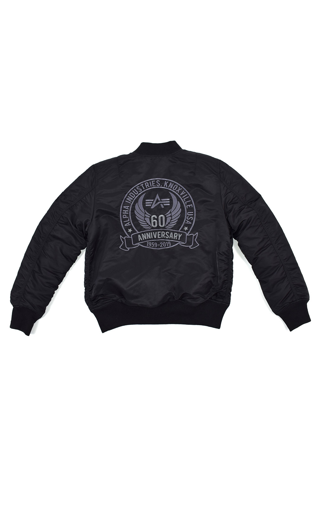 Бомбер ALPHA INDUSTRIES MA-1 60TH ANNIVERSARY black 