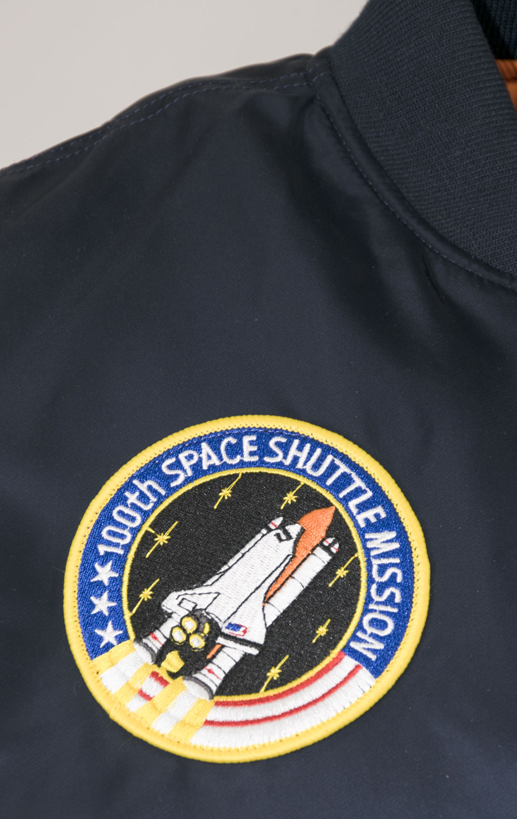 Бомбер ALPHA INDUSTRIES MA-1 original fit NASA rep. blue 