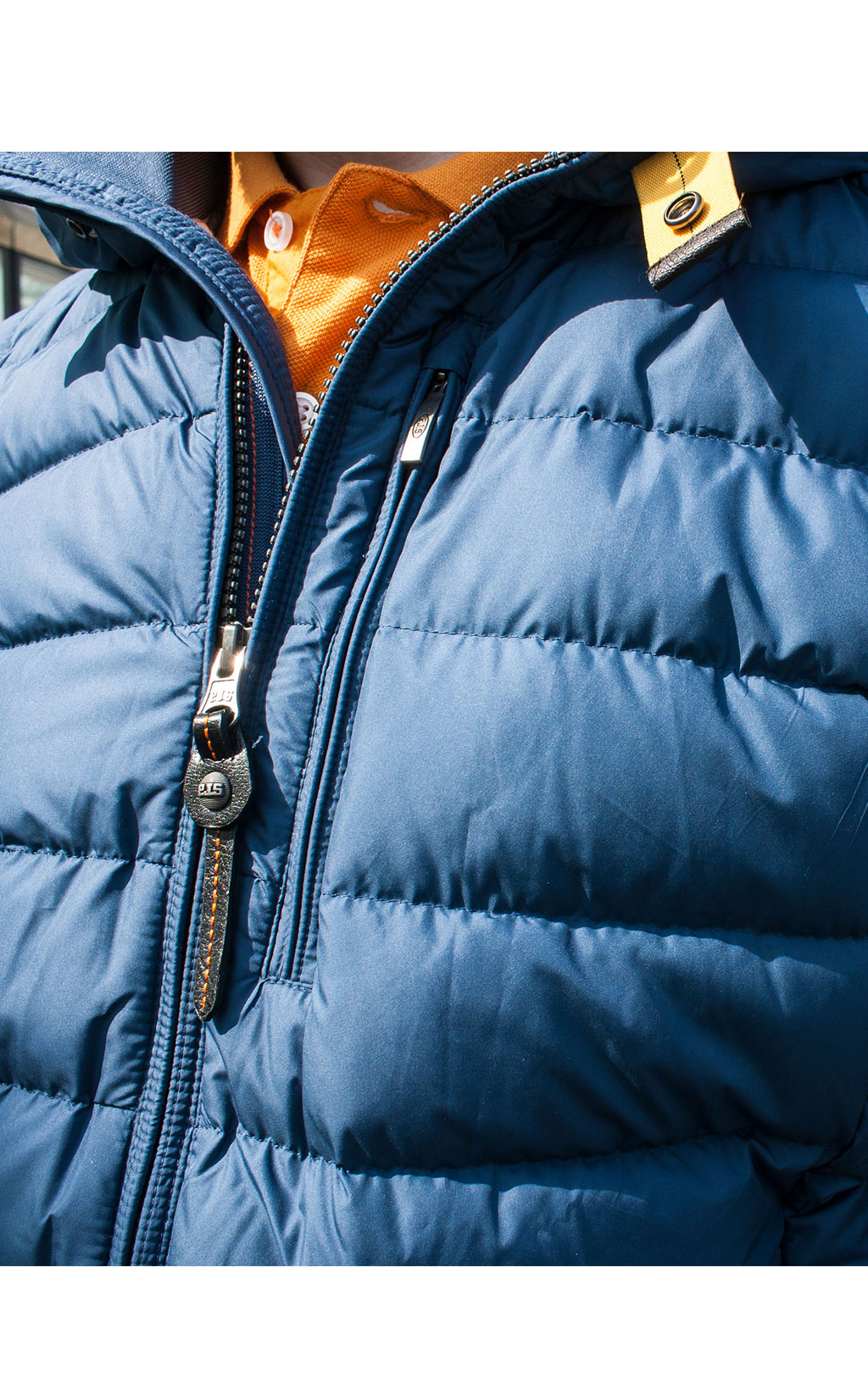 Куртка-пуховик лёгкая PARAJUMPERS LAST MINUTE dark indigo 