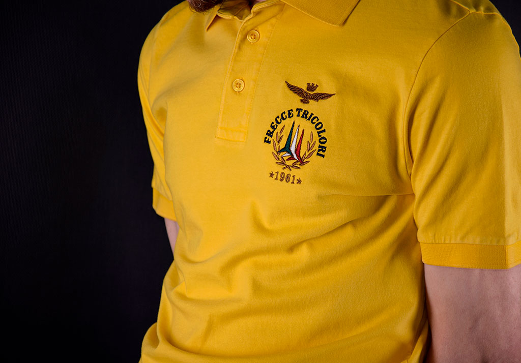 Футболка-поло AERONAUTICA MILITARE giallo (PO 1307) 