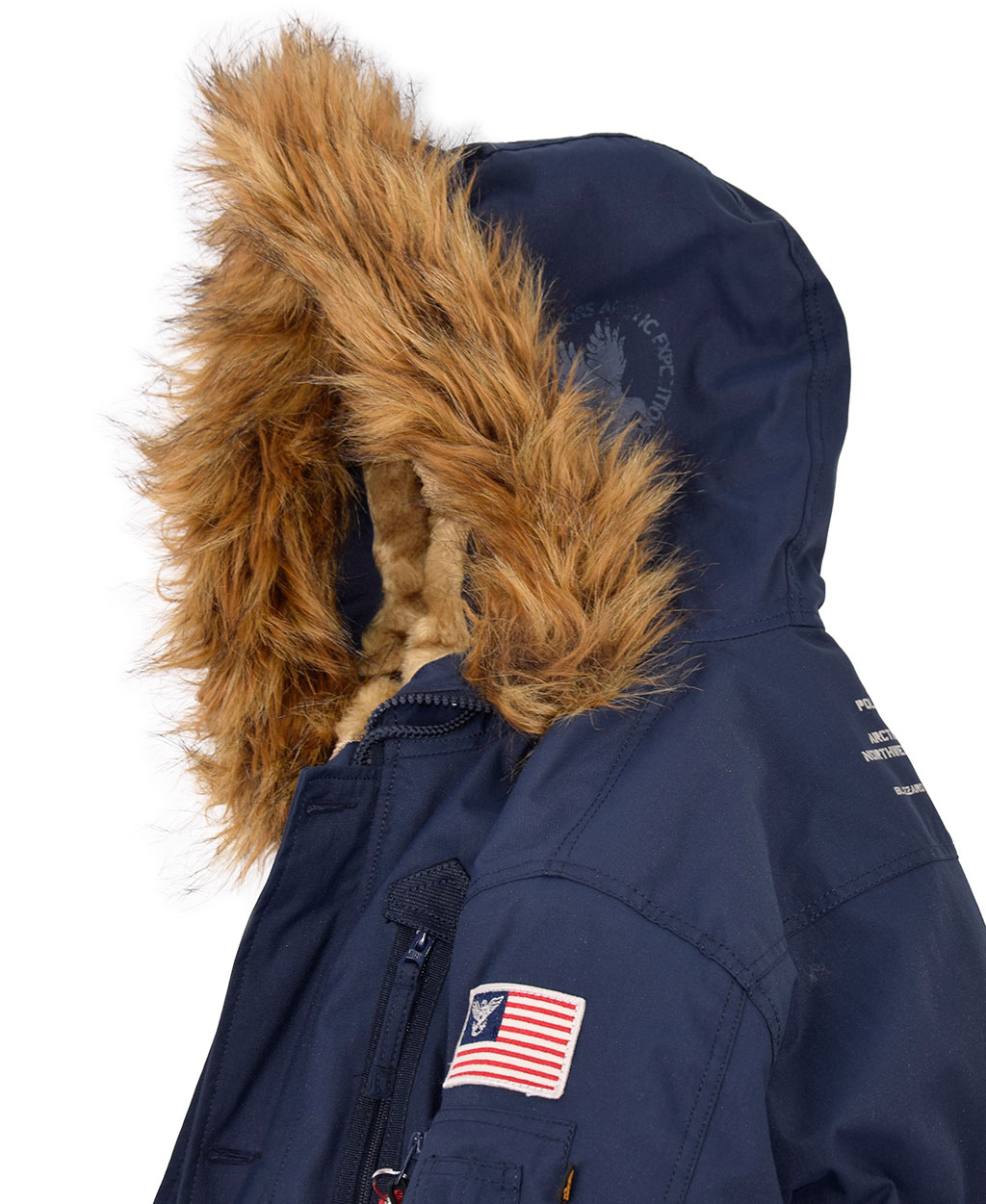 Аляска ALPHA INDUSTRIES POLAR SV rep. blue 