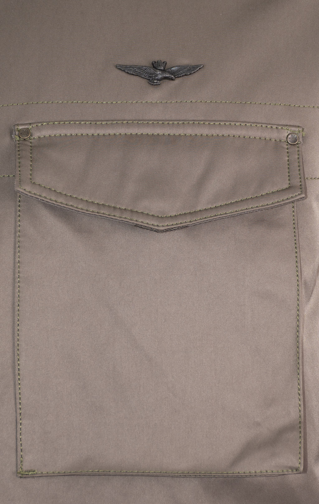 Куртка AERONAUTICA MILITARE M-65 big size FW 24/25/CN light mud (AB 2189) 