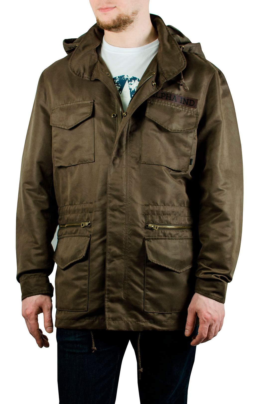 Ветровка ALPHA INDUSTRIES SOLOMON M-65 green grenade 
