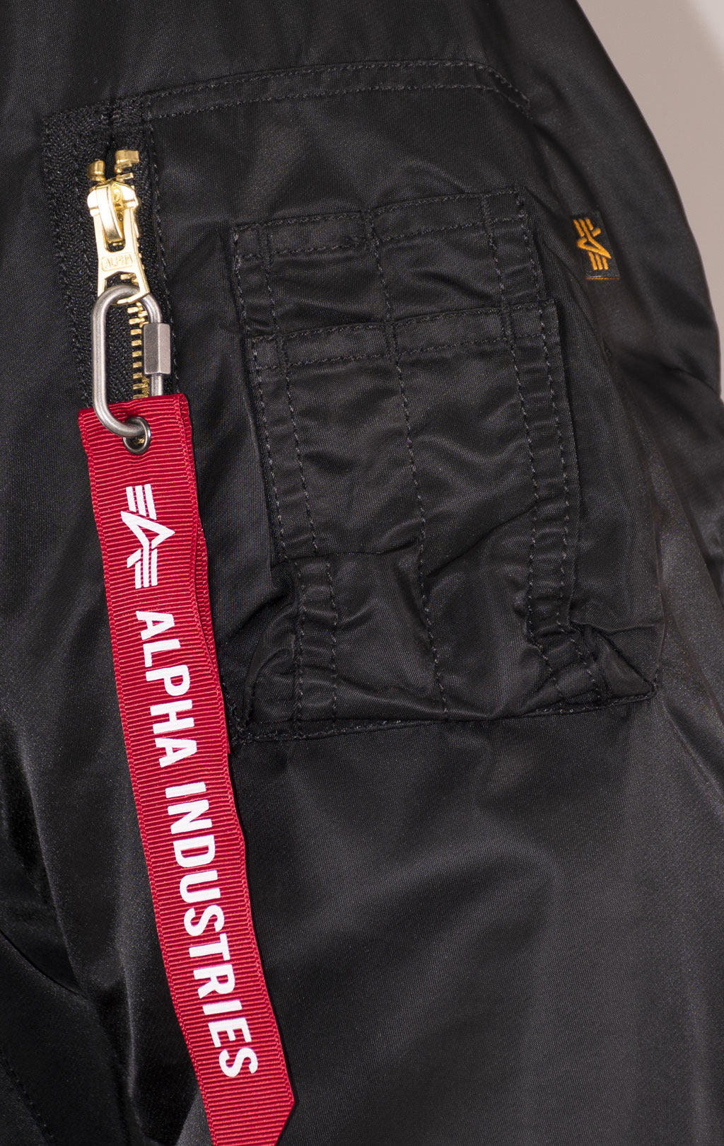 Бомбер ALPHA INDUSTRIES MA-1 original fit big size SS 26 black 