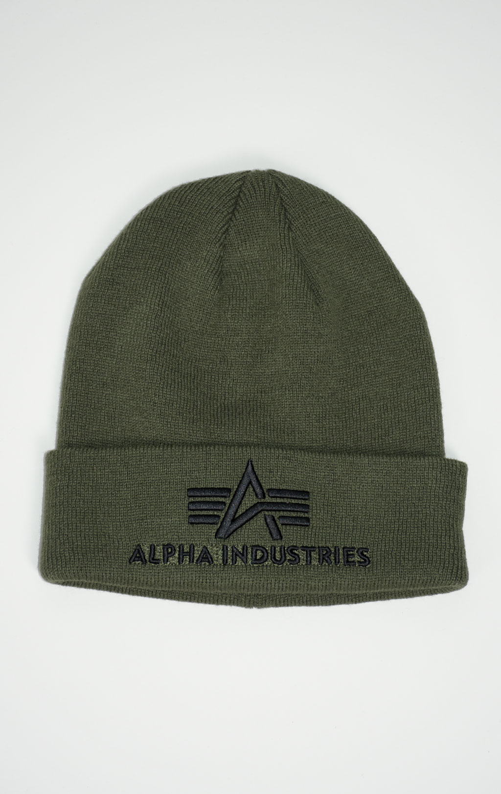 Шапка ALPHA INDUSTRIES 3D BEANIE dark green 