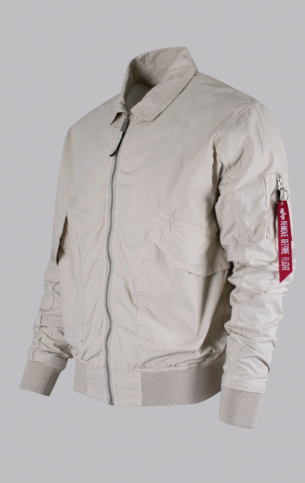Ветровка ALPHA INDUSTRIES CWU 36/P CANVAS stone 