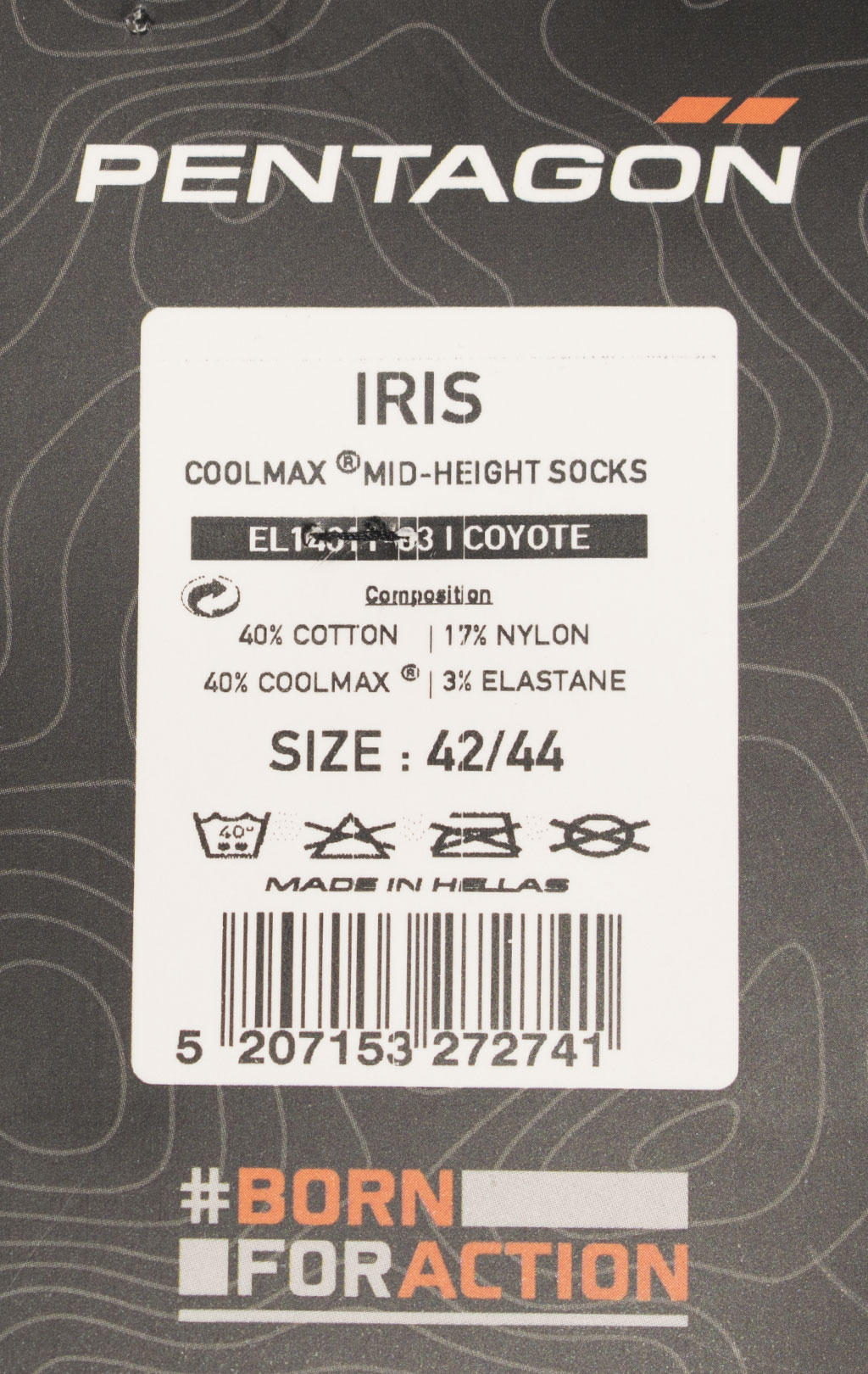 Носки Pentagon IRIS COOLMAX coyote 14011 