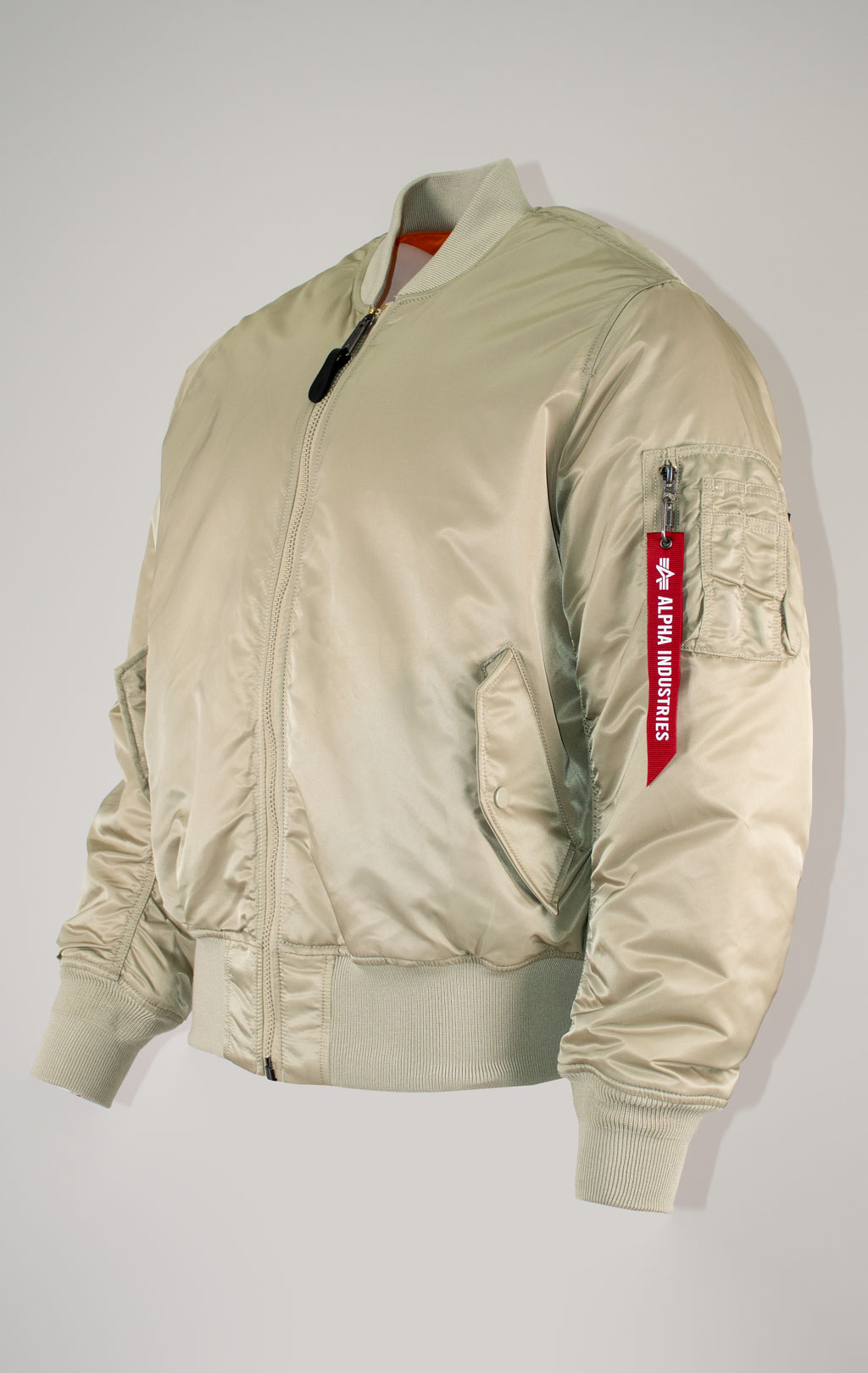 Бомбер ALPHA INDUSTRIES MA-1 original fit FW 25/26 mineral 