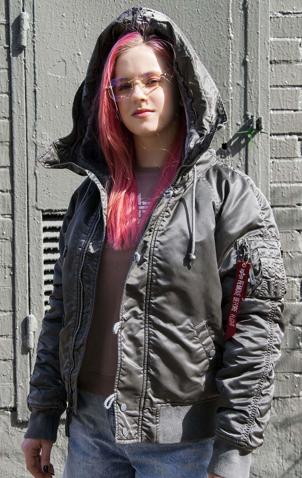 Женская аляска ALPHA INDUSTRIES N-2B BATTLEWASH PARKA FW 21 m new silver 