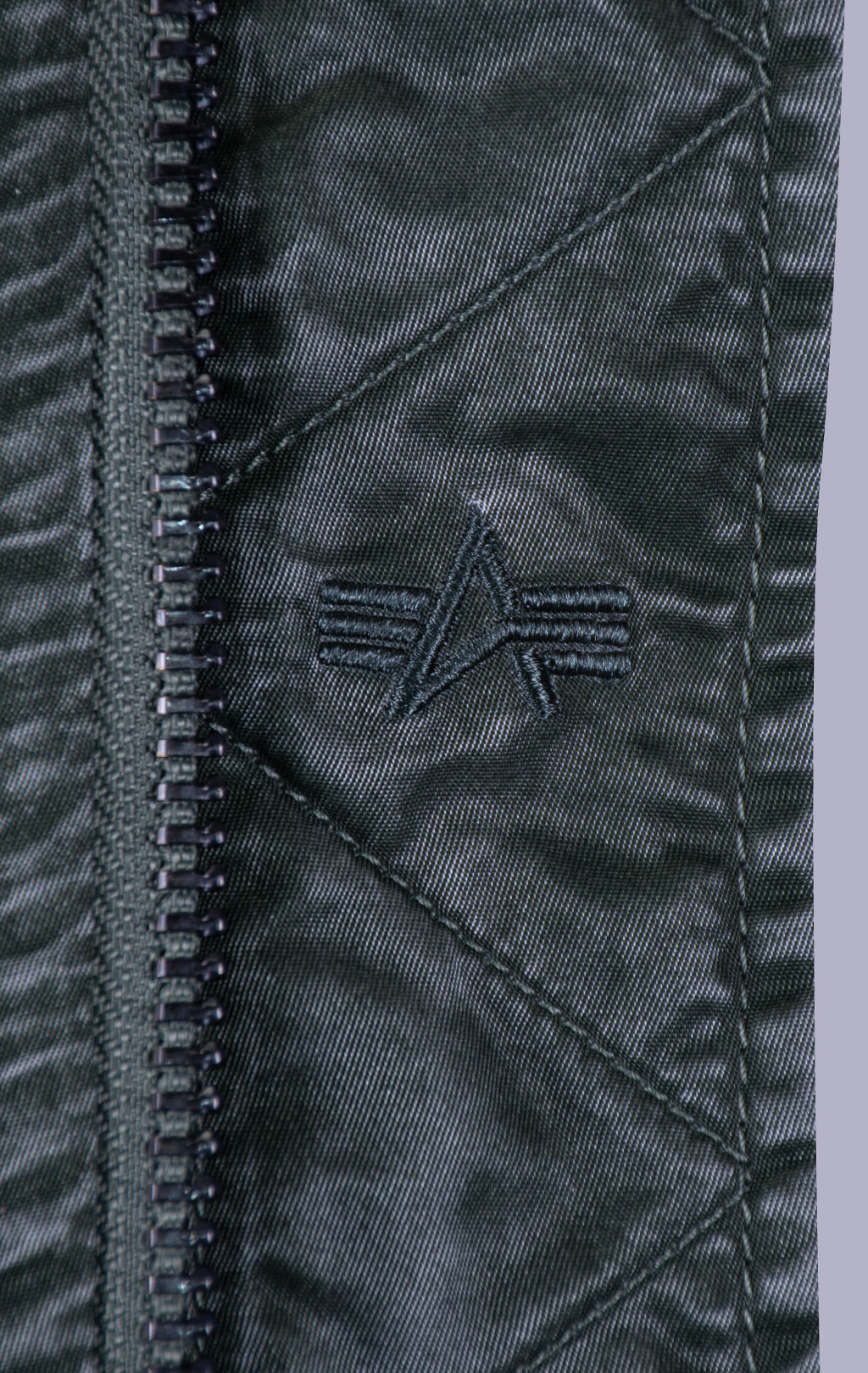 Куртка лётная ALPHA INDUSTRIES CWU 45/P HERITAGE FIT FLIGHT JACKET (BATTLEWASH) FW 26/27 deep forest 