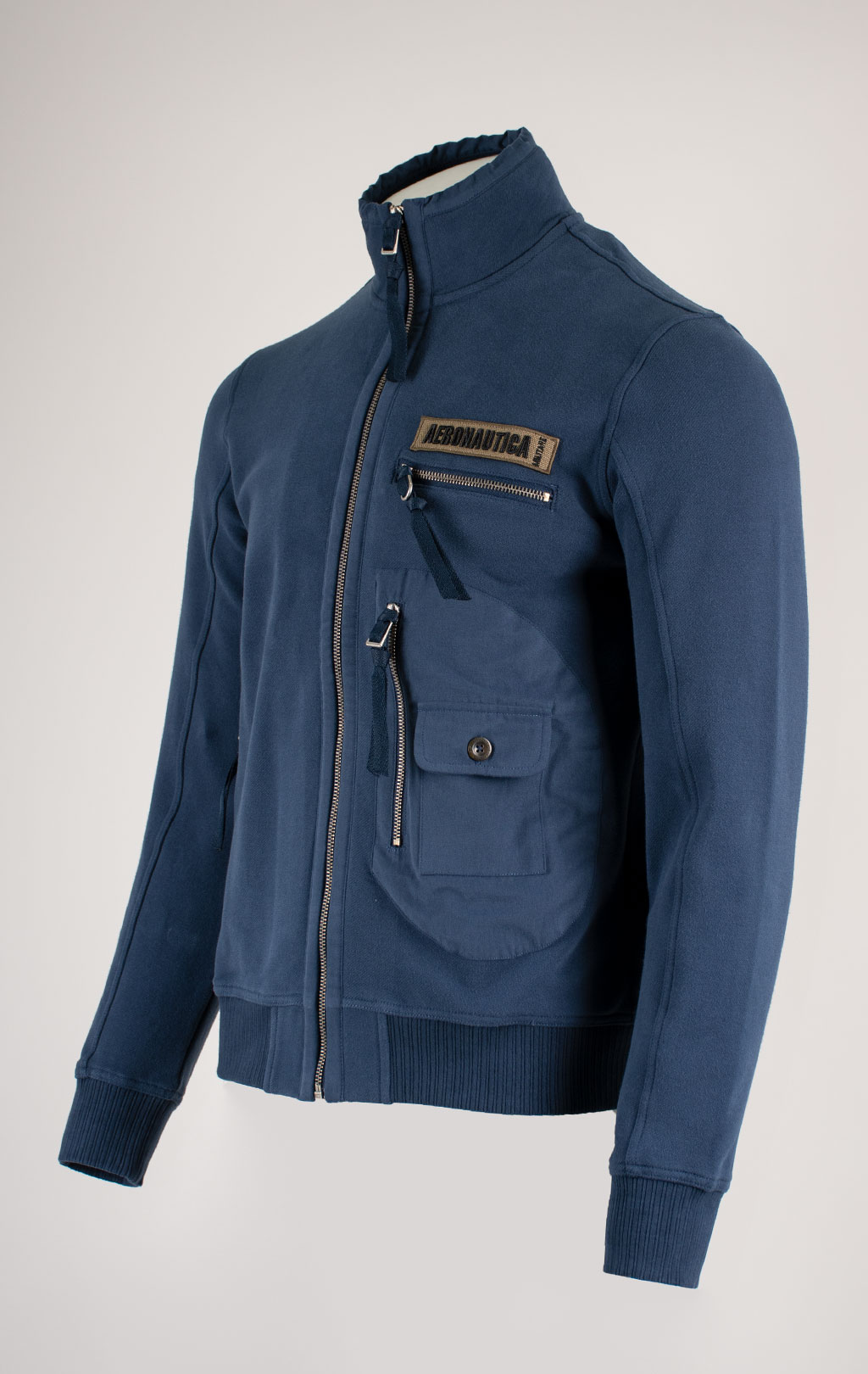 Олимпийка AERONAUTICA MILITARE FW 25/26/TR blue navy (FE 2069) 