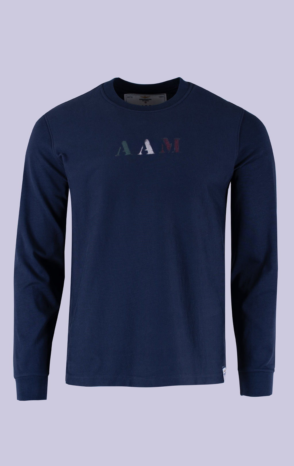 Лонгслив AERONAUTICA MILITARE FW 26/27/TR sky captain (TS 2546) 