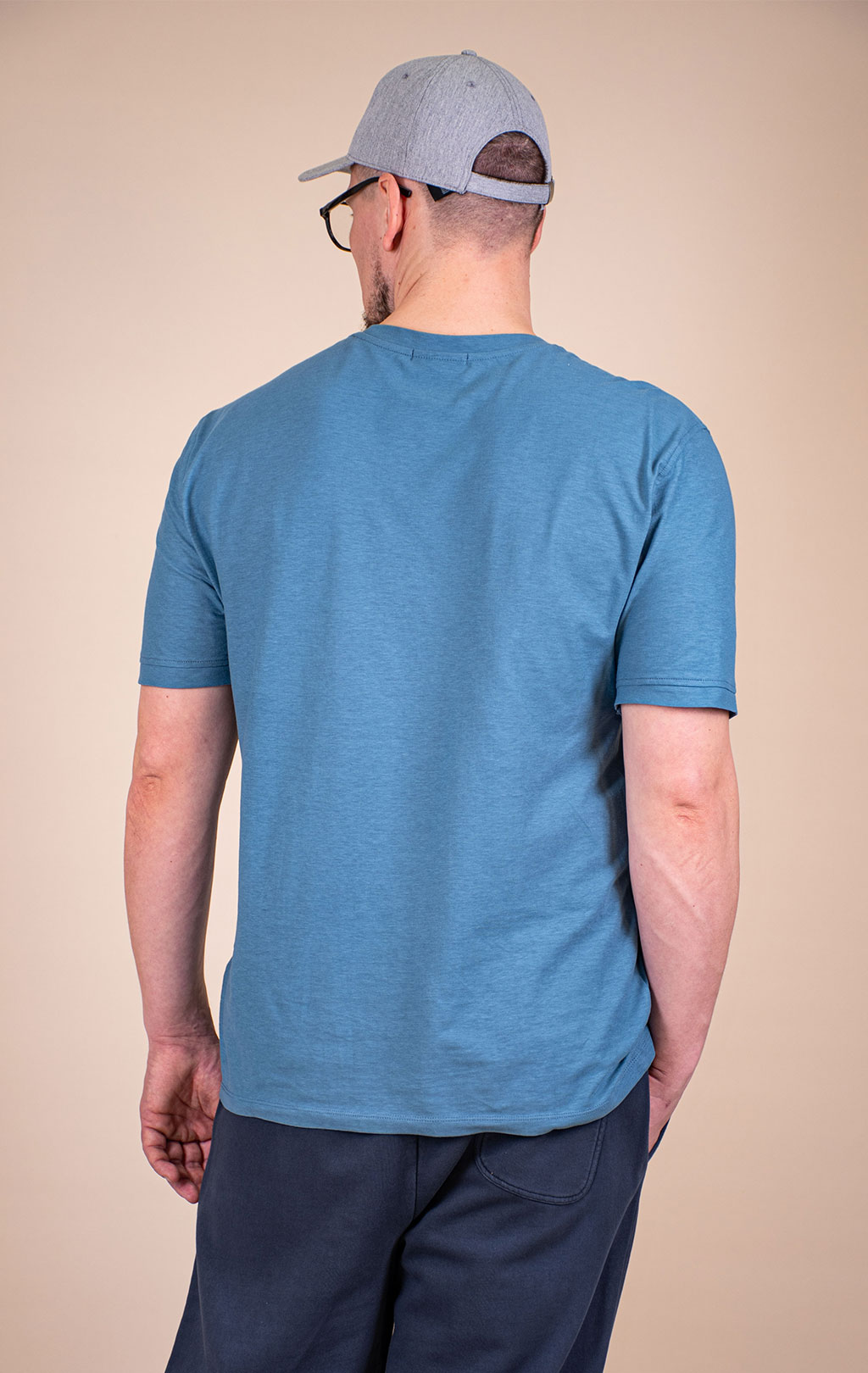 Футболка AERONAUTICA MILITARE SS 26/TR dusty blue (TS 2509) 