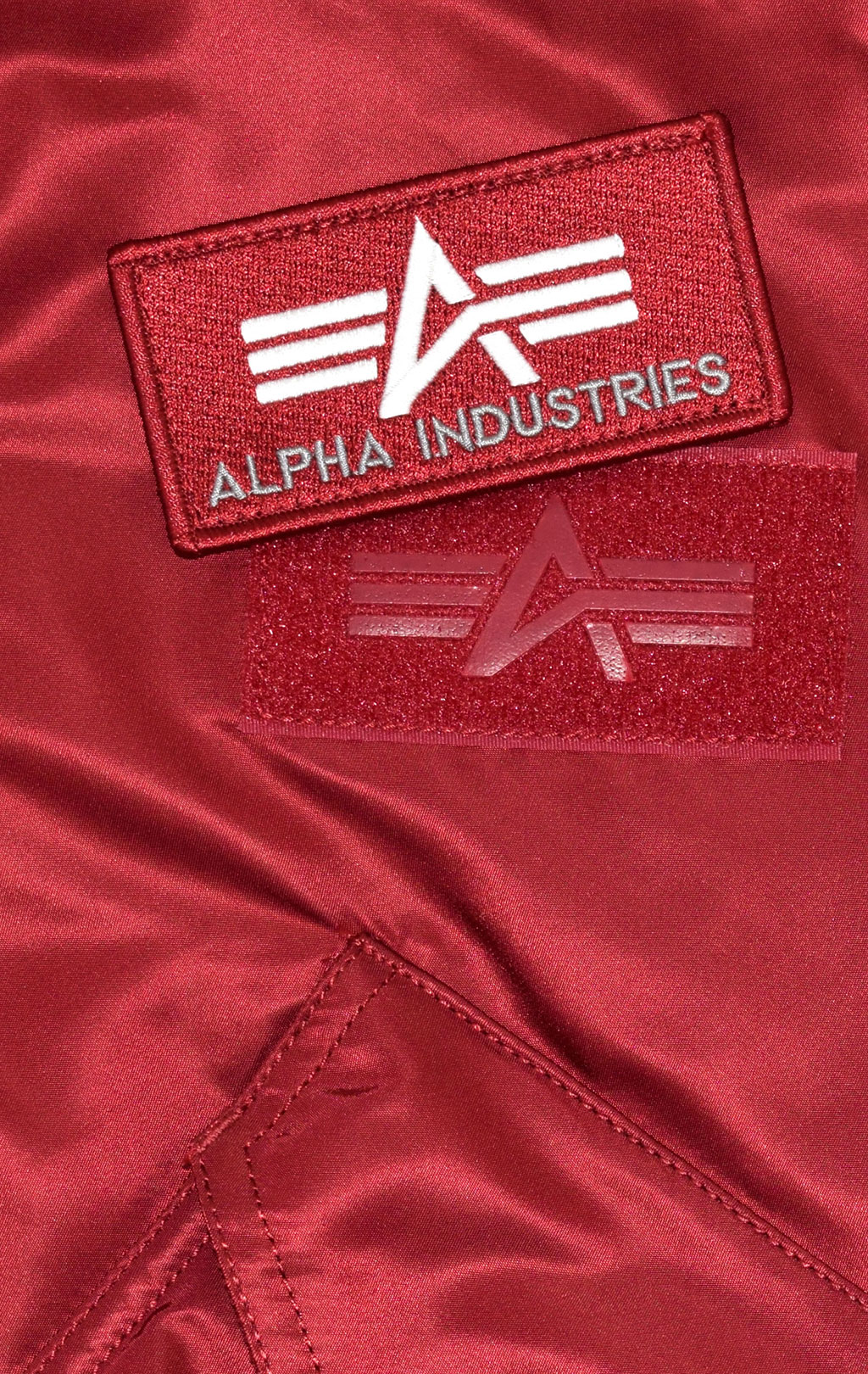 Аляска короткая ALPHA INDUSTRIES 45P HOODED CUSTOM commander red 