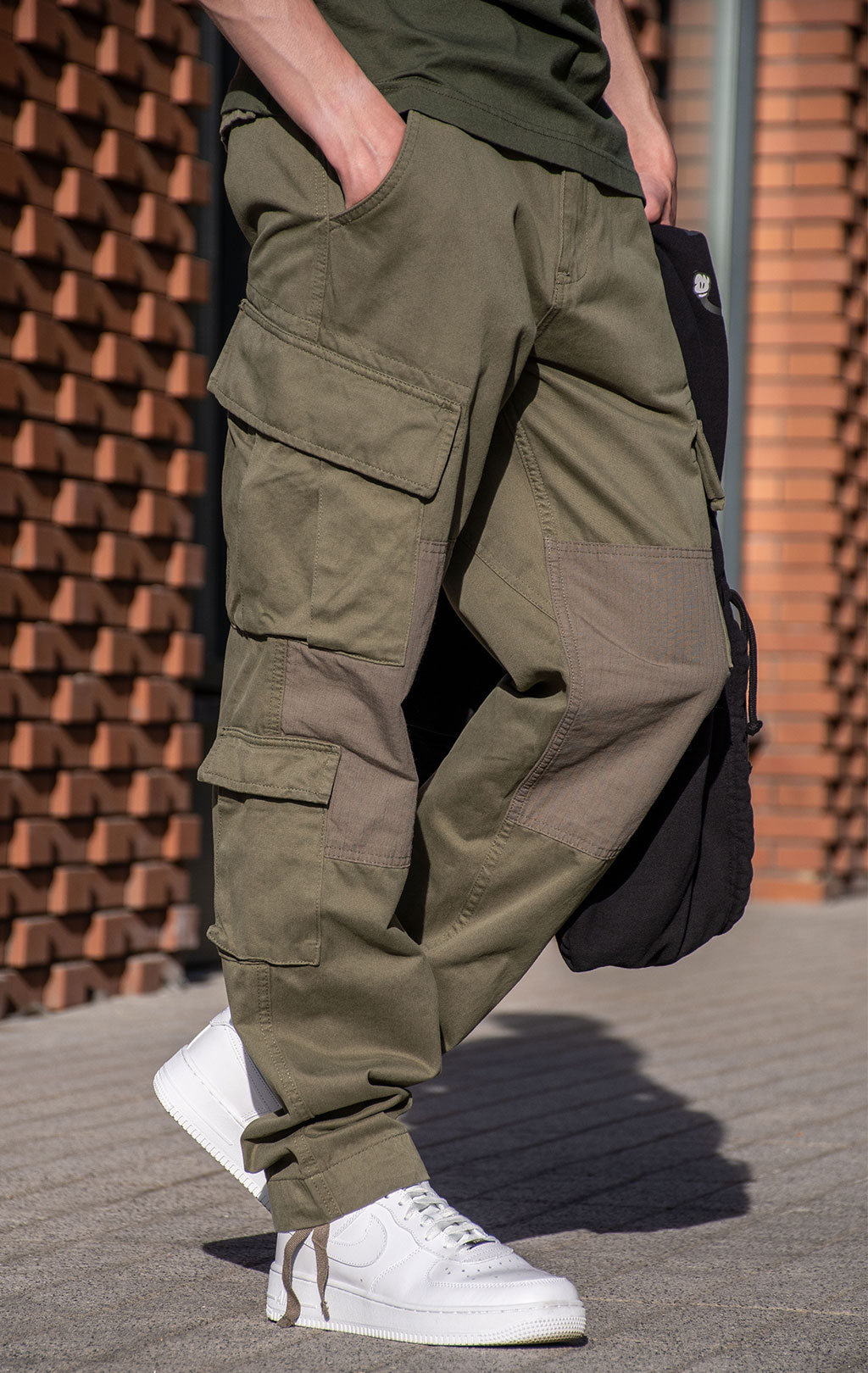 Брюки-карго ALPHA INDUSTRIES ACU PANT плотные SS 24 m OG-107 green 