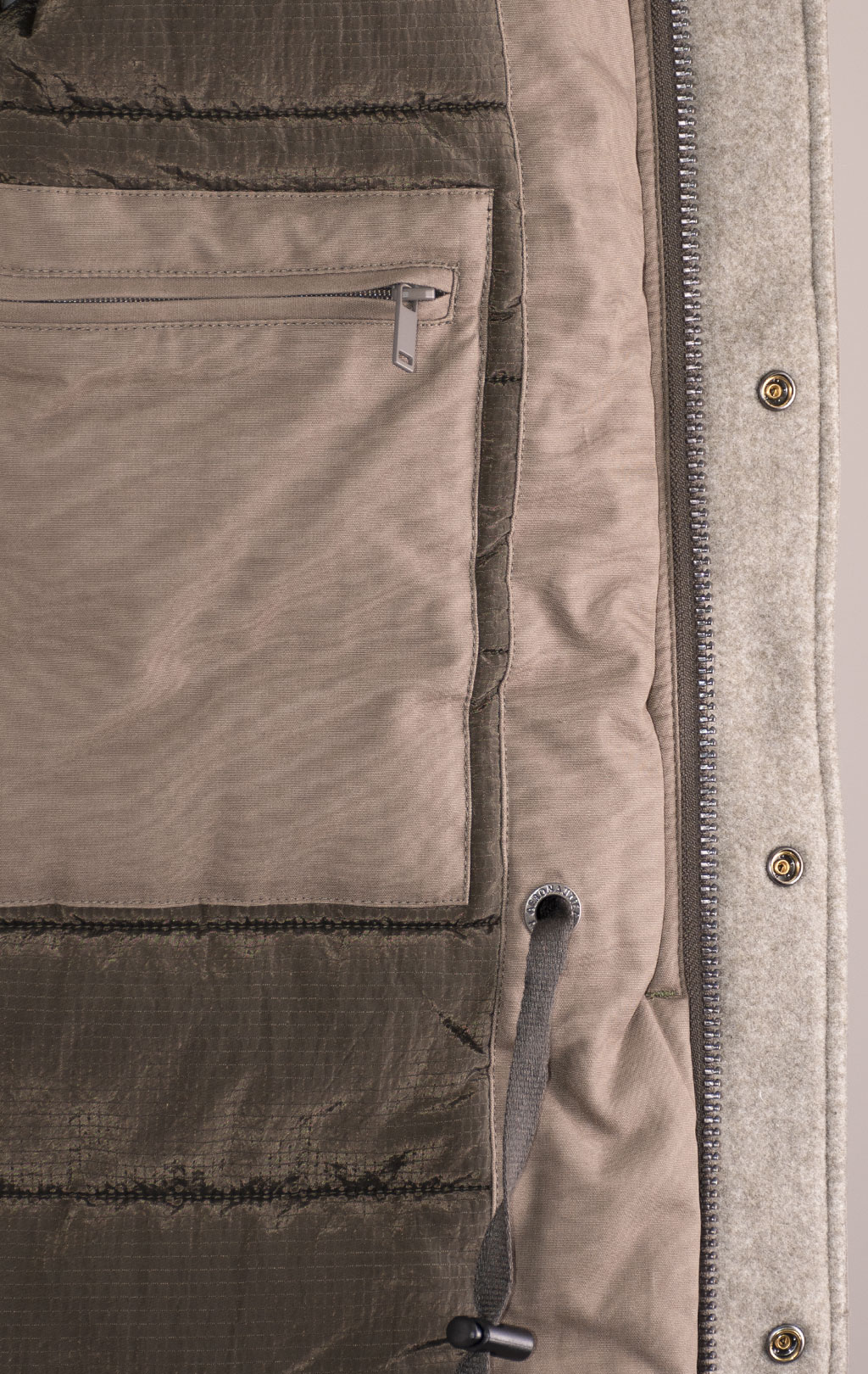 Куртка AERONAUTICA MILITARE M-65 big size FW 24/25/CN light mud (AB 2189) 