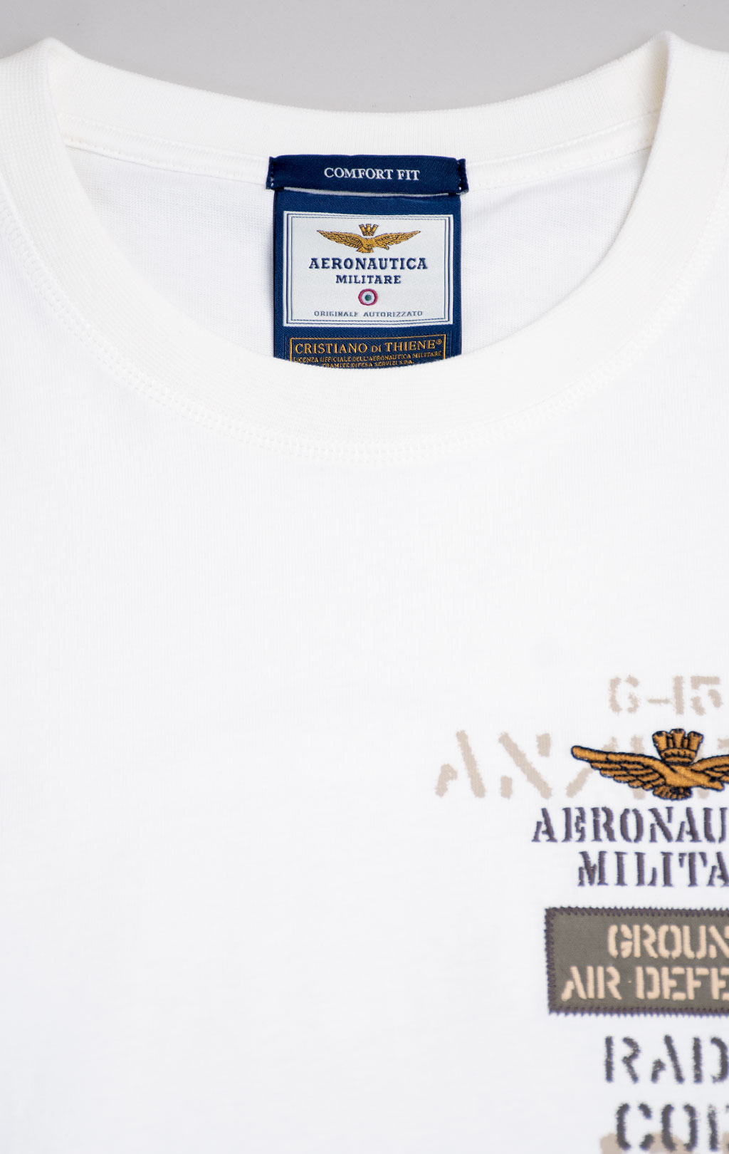 Свитшот AERONAUTICA MILITARE SS 26/TR off white (FE 2099) 