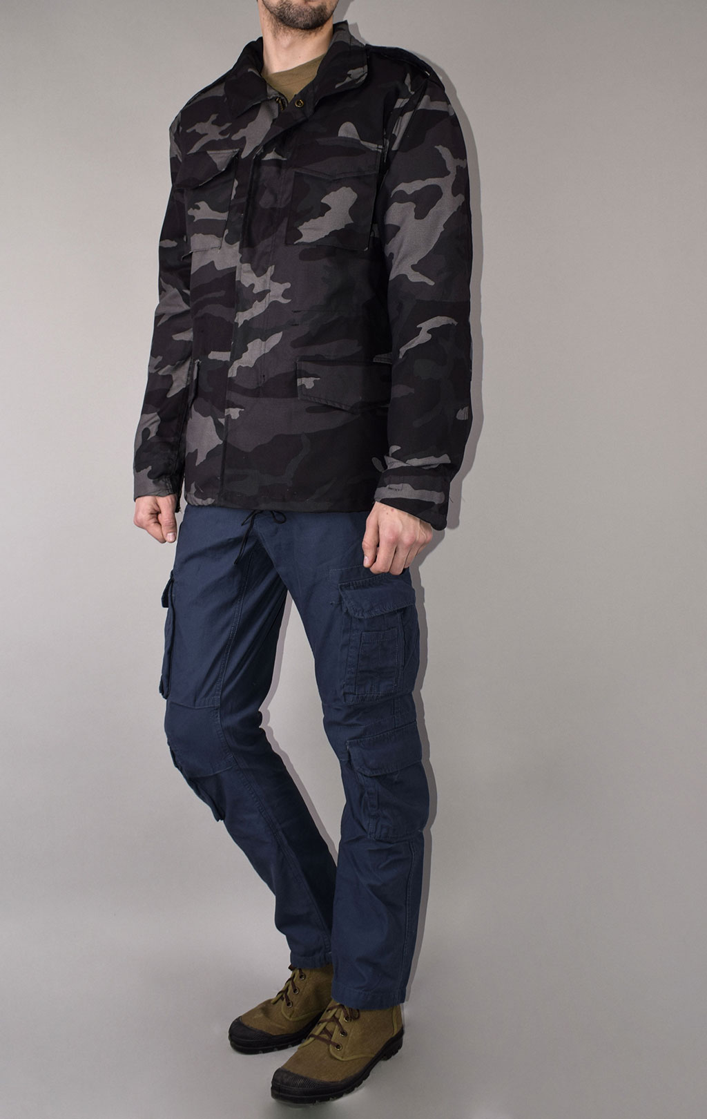 Куртка Surplus M-65 с подстёжкой camo black 
