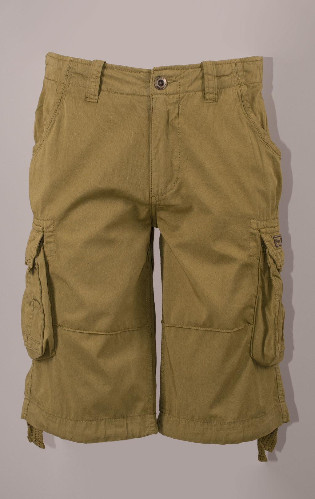 Шорты карго ALPHA INDUSTRIES JET khaki green 