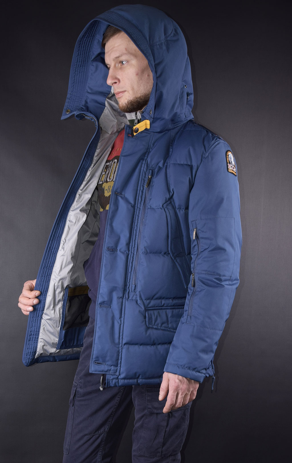 Куртка-пуховик PARAJUMPERS MARCUS dark indigo 