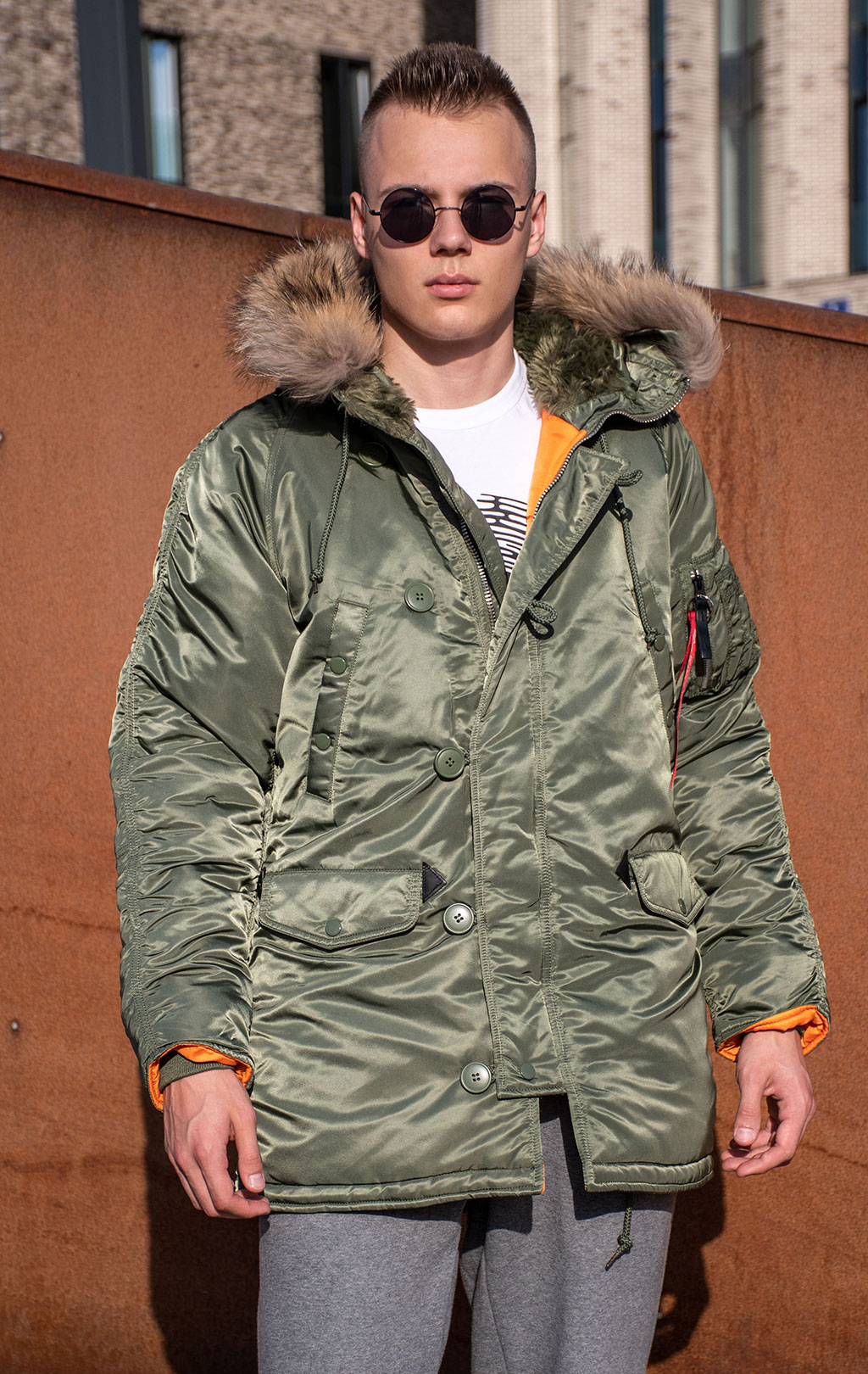 Аляска ALPHA INDUSTRIES N-3B REGULAR FIT PARKA FW 26/27 sage 