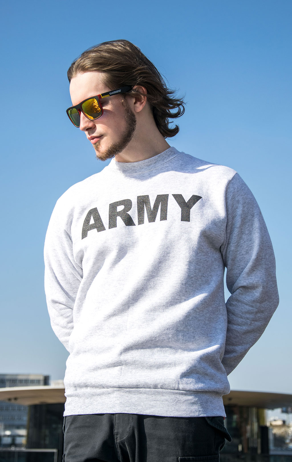 Толстовка ARMY grey США