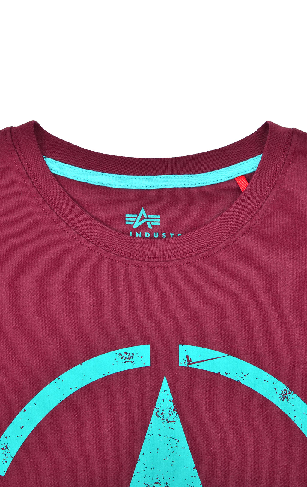 Футболка ALPHA INDUSTRIES STAR T burgundy 