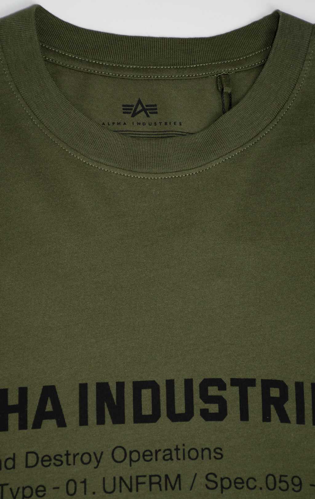 Футболка ALPHA INDUSTRIES UNFRM SPEC TEE SS 25 m olive 