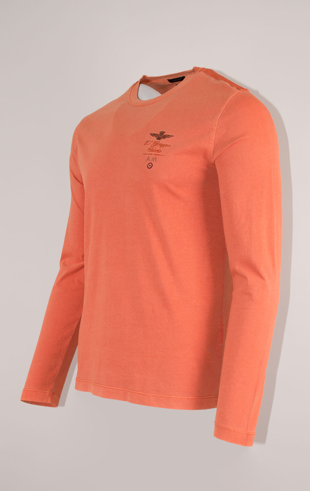 Лонгслив AERONAUTICA MILITARE FW 24/25/TR spice orange washed (TS 2313) 