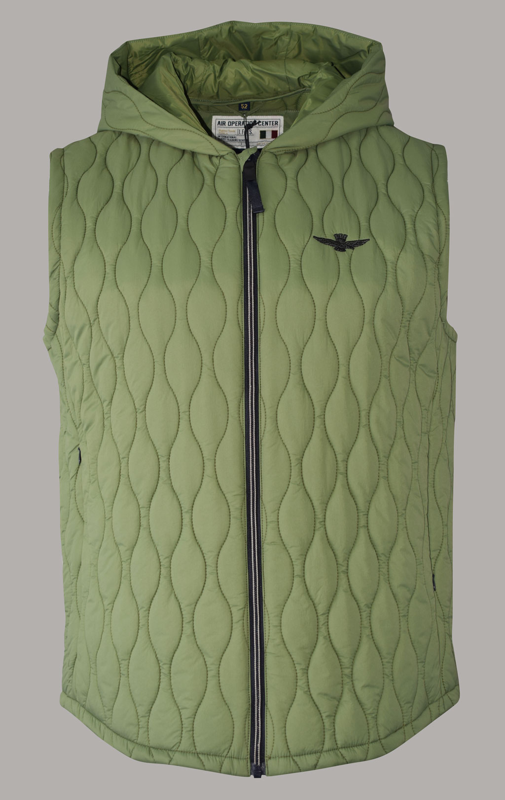 Жилет AERONAUTICA MILITARE SS 23/CN verde militare (AB 2056) 