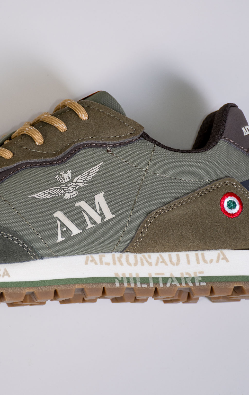 Кроссовки AERONAUTICA MILITARE (SC 0320) FW 25/26/CN verde militare 