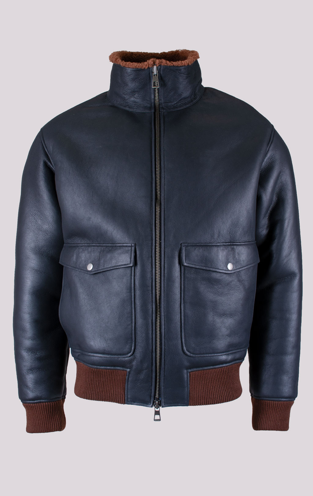 Куртка-пилот KODZIC G-1 кожа/замша dark brown (2050) 