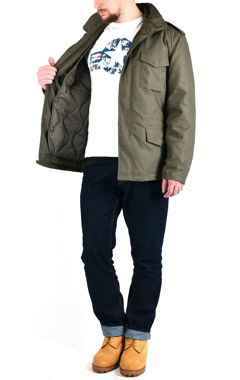 Куртка Surplus M-65 big size с подстёжкой olive 