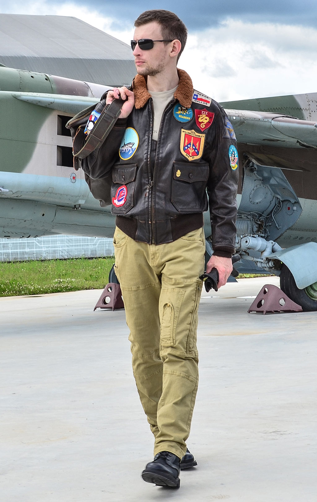 Куртка-пилот COCKPIT G-1 Movie Heroes кожа brown (Z201036T) 